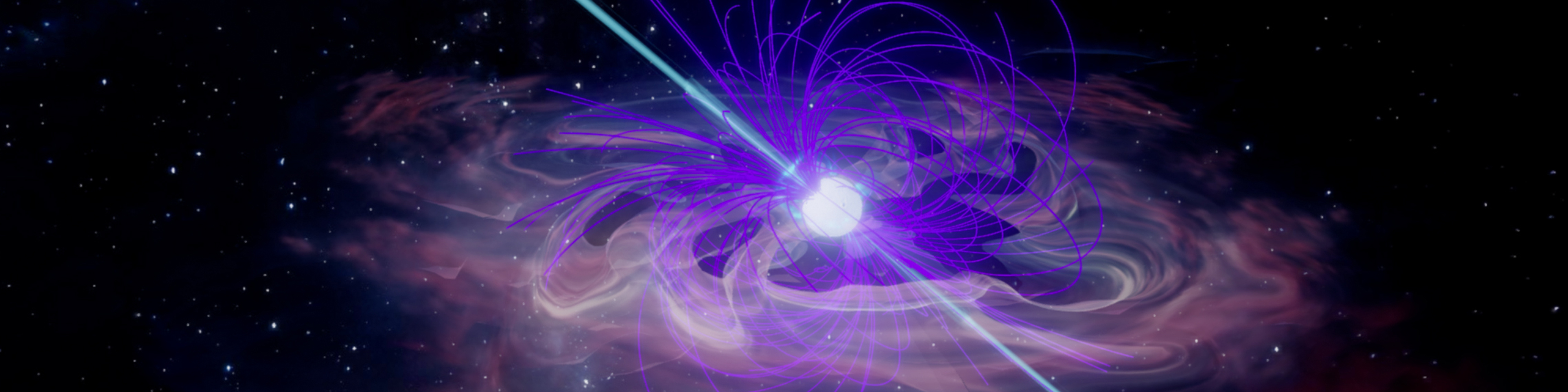 Artist rendering of a pulsar
