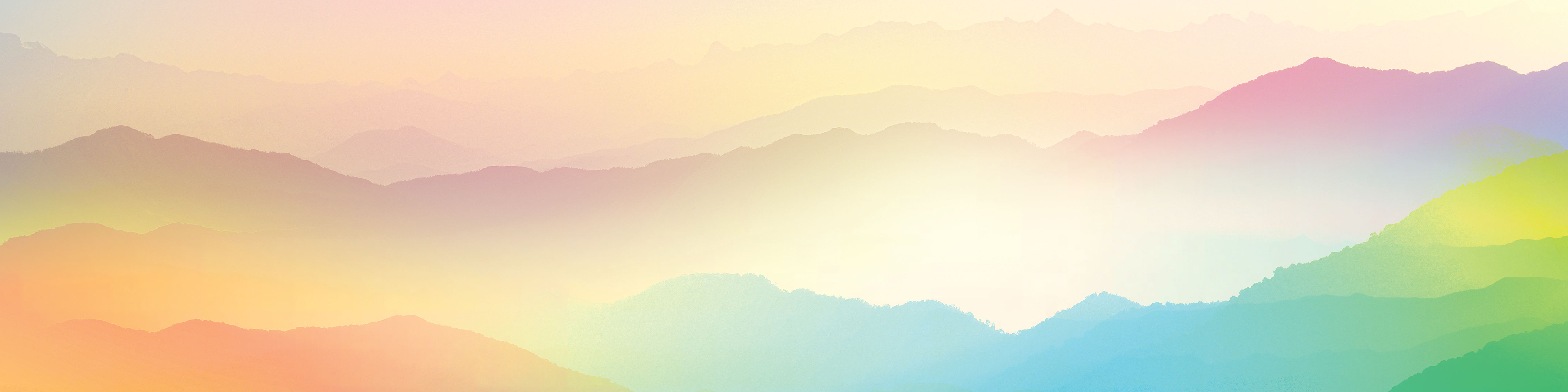 Background Abstract Misty Mountain Range Colorful Wallpaper Digital Art Gradiant Pastel Dramatic Backdrop