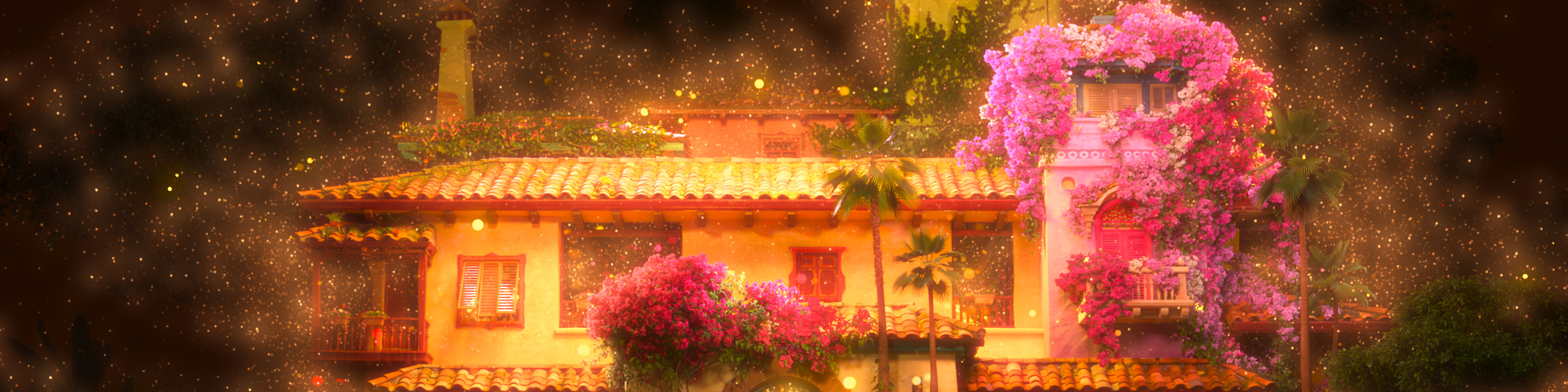 The Madrigal’s casita in “Encanto” - a screenshot from the animated film