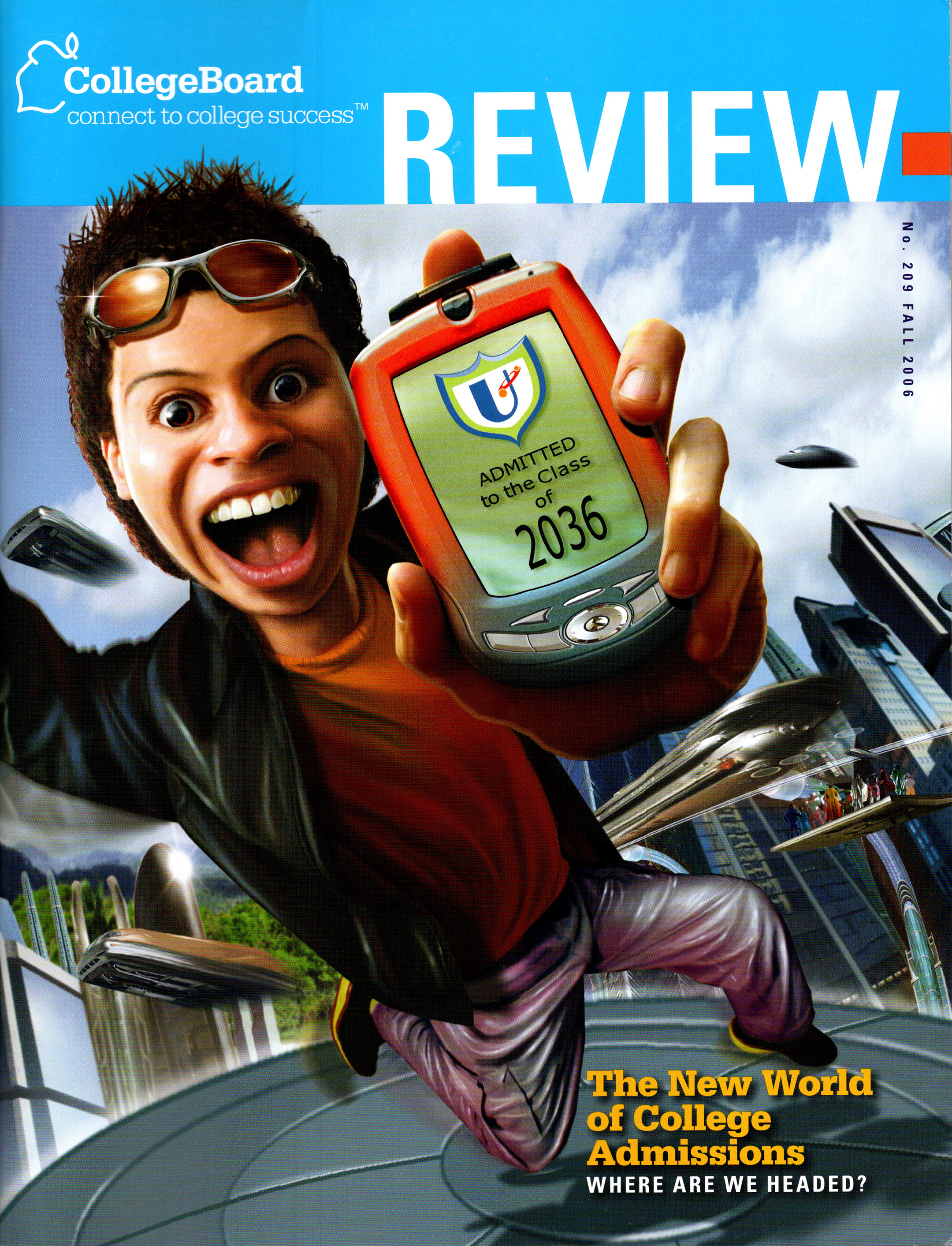 Cover of the fall 2006 issue of the College Board Review