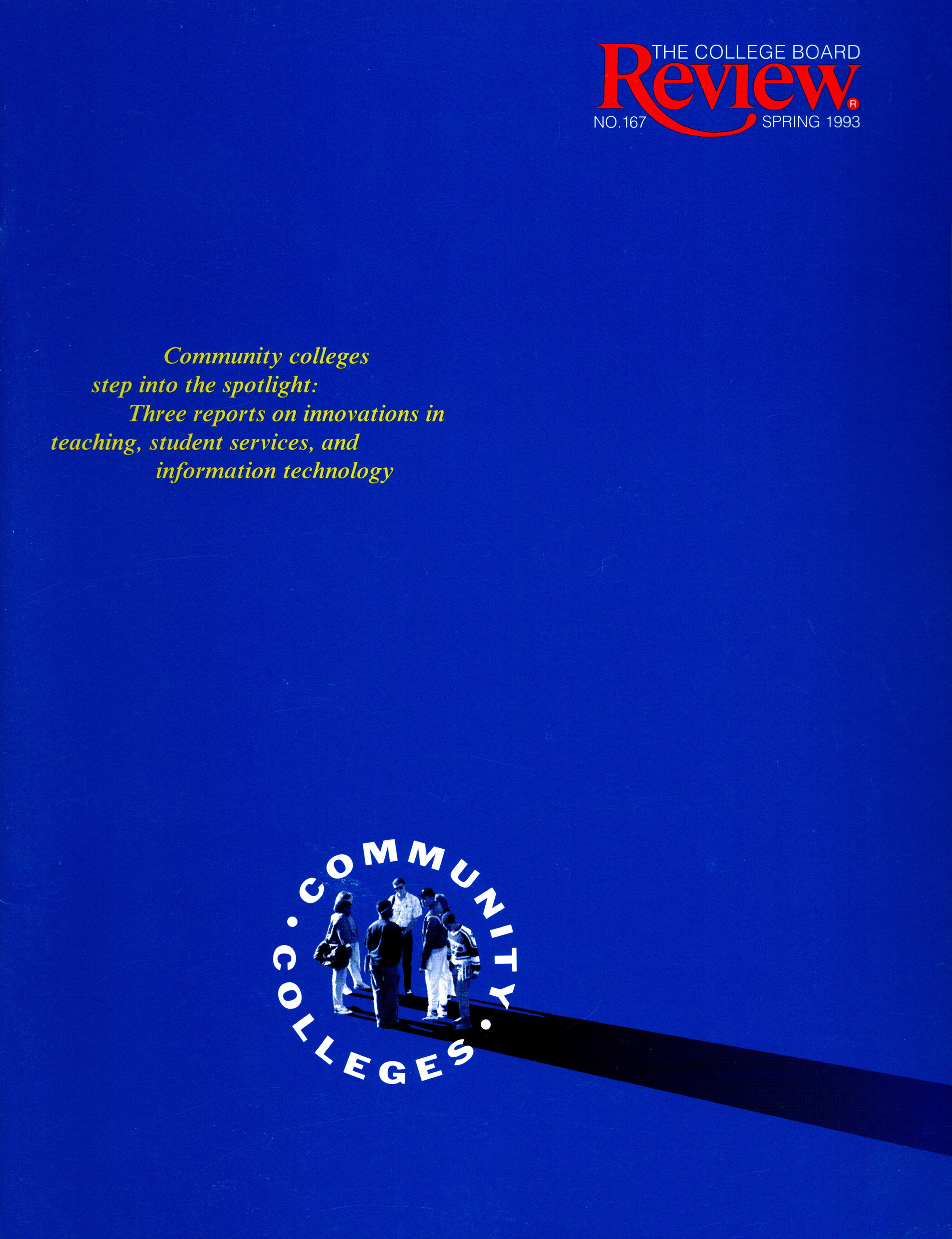 Cover of the Spring 1993 issue of the College Board Review magazine