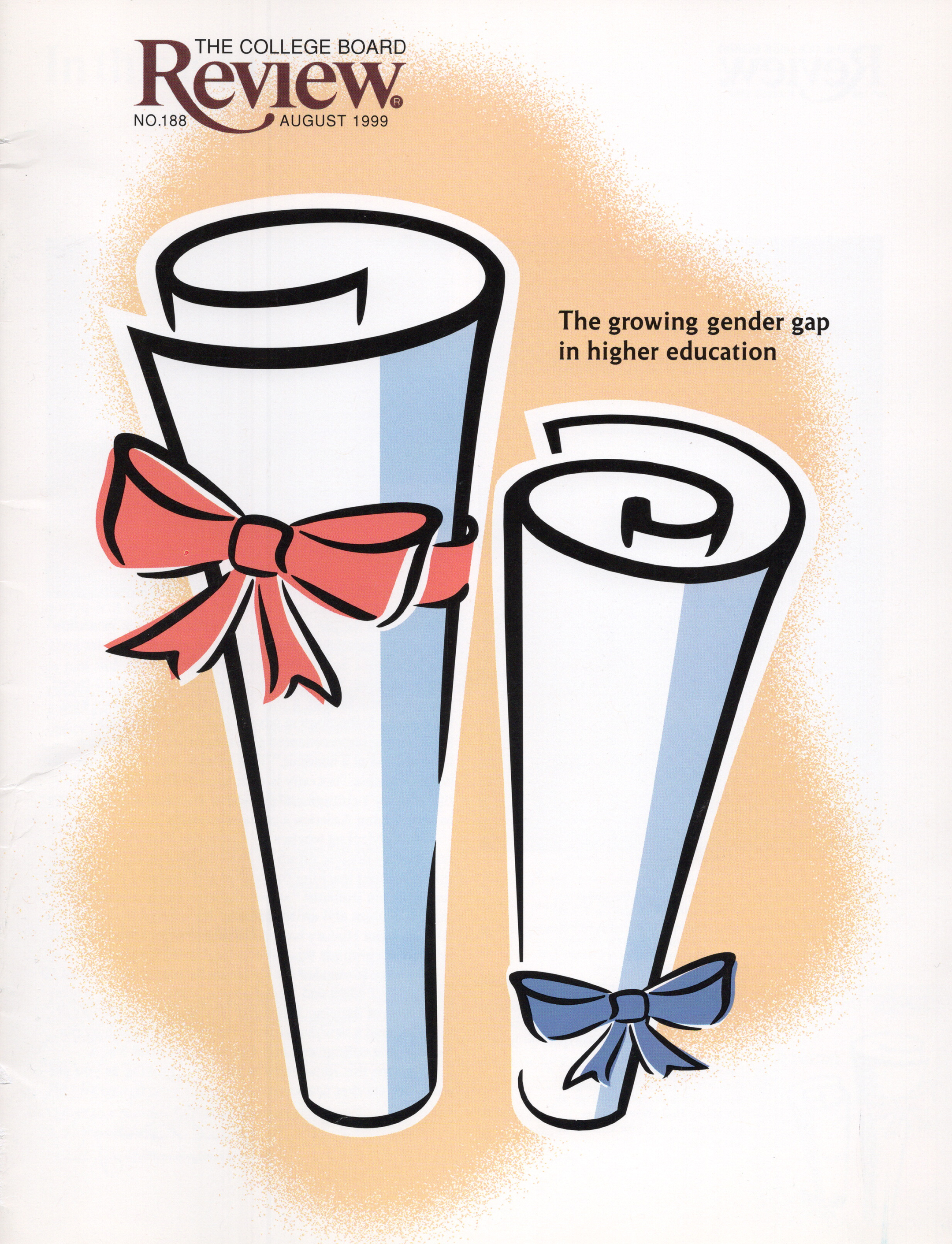 Cover of the august 1999 issue of the college board review